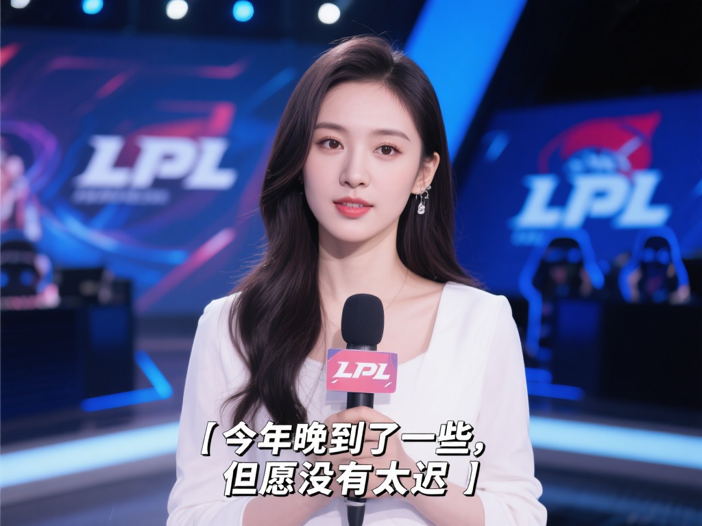 LPL主持希然晒美照:虽晚到但初心不改 一张照片,一句轻描淡写的感慨,却凝结了许